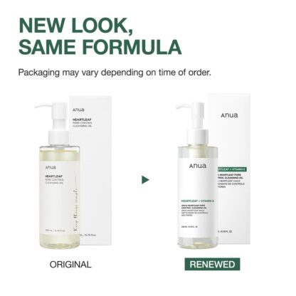 Heartleaf Pore Control Cleansing Oil – Gentle Korean Oil Cleanser for Makeup & Blackhead Removal | 6.76 fl oz (200ml) - Image 3