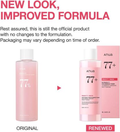 Peach 77 Niacin Essence Toner – 250ml / 8.45 fl oz - Image 3