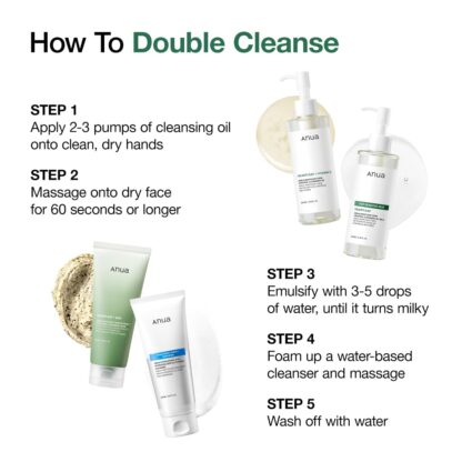 Heartleaf Pore Control Cleansing Oil – Gentle Korean Oil Cleanser for Makeup & Blackhead Removal | 6.76 fl oz (200ml) - Image 8