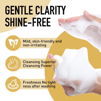 Snail Mucin Gel Cleanser – Hydrating Korean Face Wash for All Skin Types – 120ml - Image 6