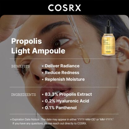 Propolis Ampoule – Glow Serum with 83.3% Propolis Extract for Sensitive Skin – 30ml - Image 3