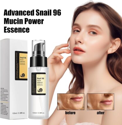 Advanced Snail Mucin 96% Essence – Anti-Aging Repair Serum for Dull & Damaged Skin – 1oz - Image 3