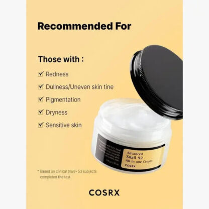 COSRX Snail 92 Cream – Hydrating & Repairing Moisturizer with 92% Snail Mucin - Image 3